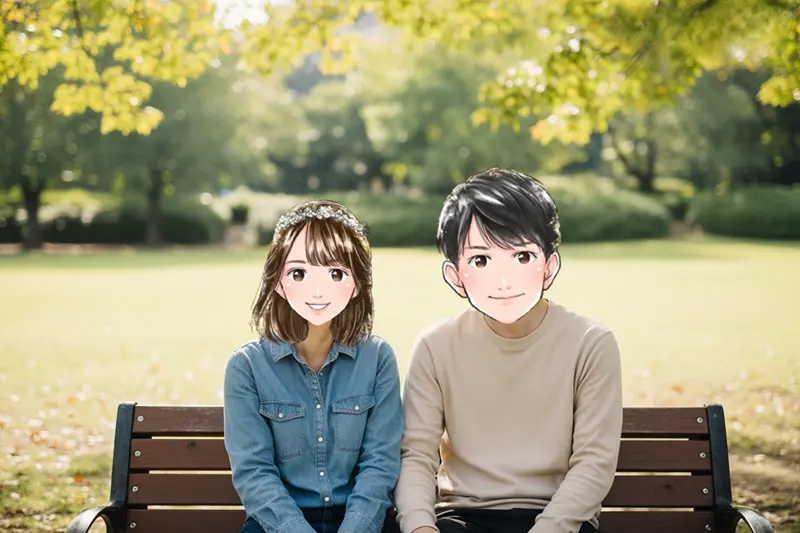 2025年9月に成婚したカップルの休日デートの写真（徳島県42歳男性／徳島36歳女性）