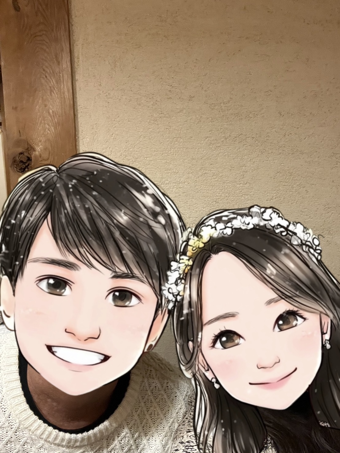 2025年11月に成婚したカップルデートの写真