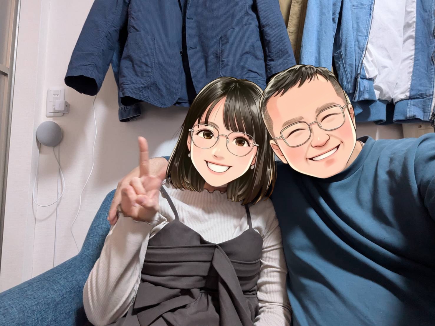 2025年12月に成婚したカップルのお家デートの写真（徳島県32歳男性／徳島県30歳女性）