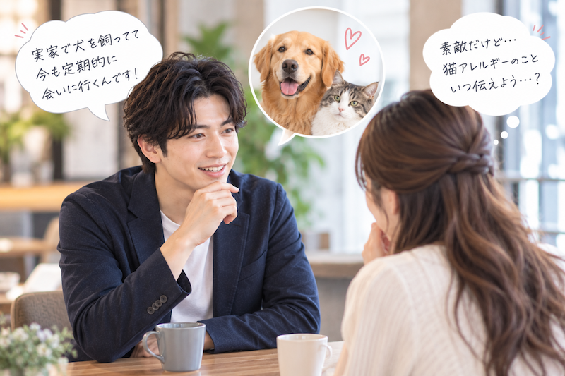婚活中にペットを飼っている相手へ猫アレルギーをいつ伝えるか悩む女性