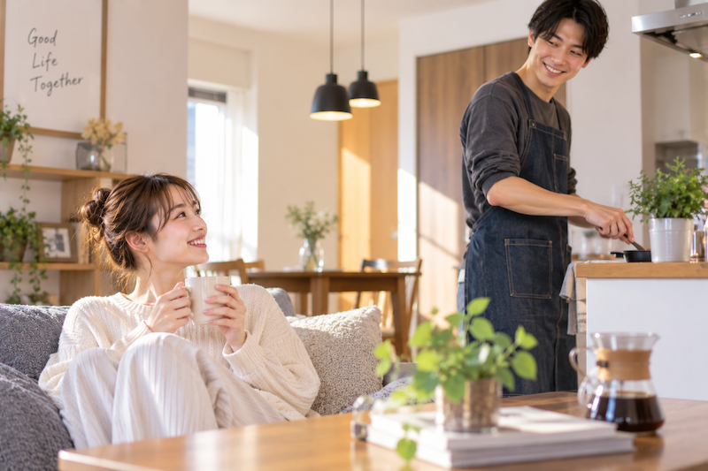 休日が違ってもお互いの時間を大切にしながら暮らす夫婦