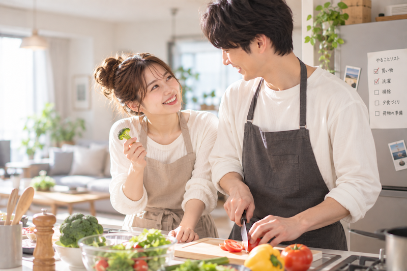 ADHDの特性を理解しながら家事を分担して結婚生活を送る夫婦